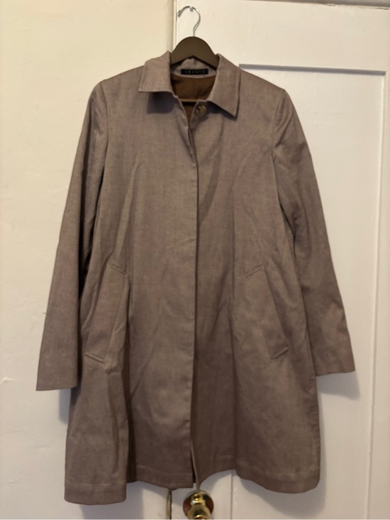 Theory Jackets & Blazers - Theory Women's Taupe Trench Coat